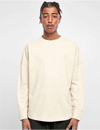 B-BY198-Oversized Cut On Sleeve Longsleeve